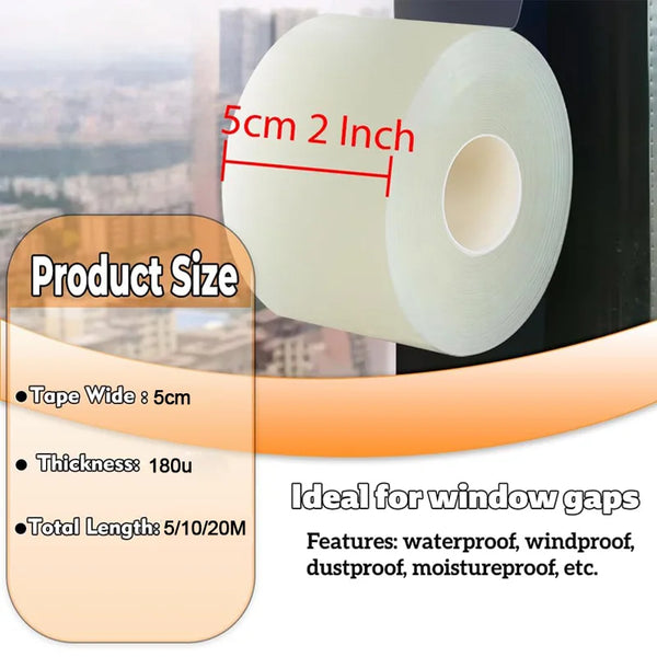 Clear Window Weather Sealing Tape