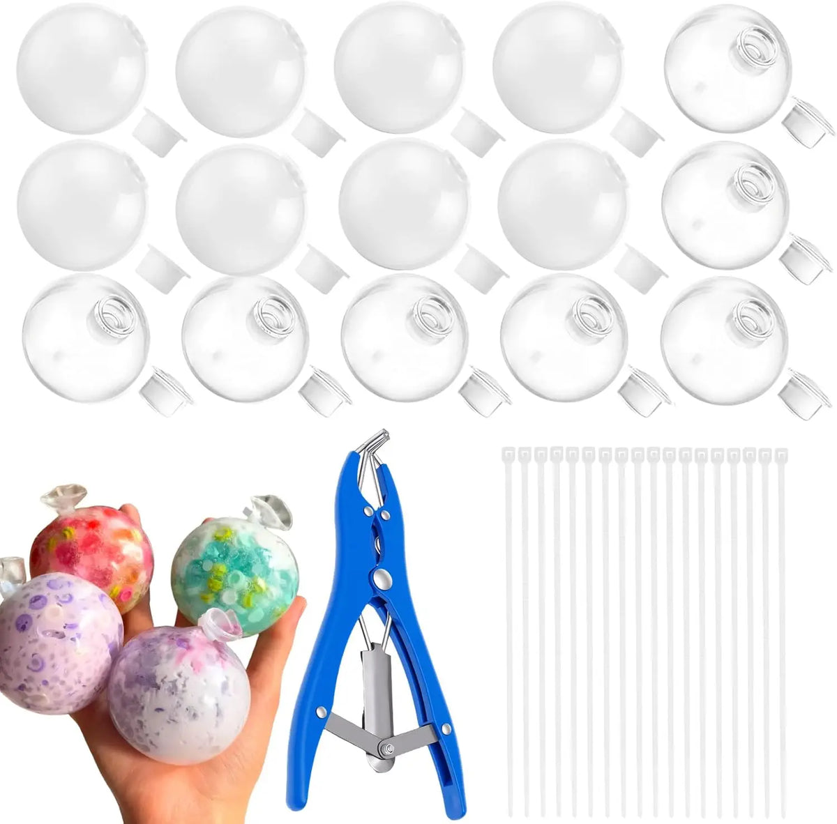 DIY Stress Ball Making Kit with Soft TPR Blanks