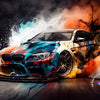 Kit de Pintura con Diamantes 5D - Arte de Coche de Carreras