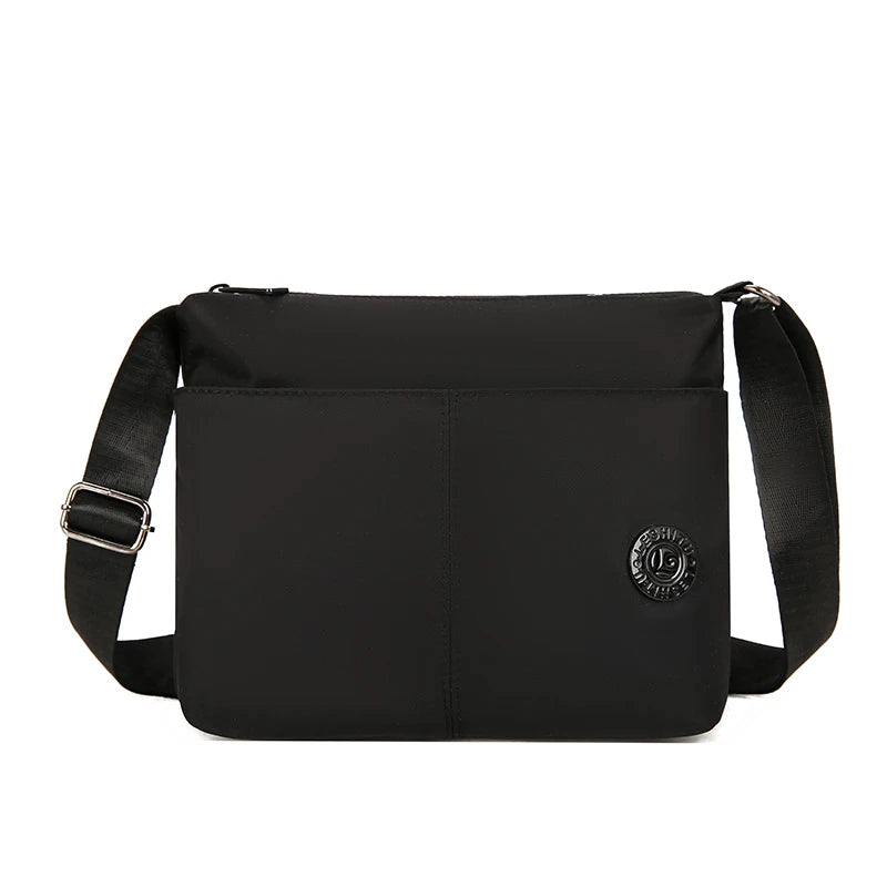 Minimalist Water-Resistant Nylon Crossbody Bag for Women