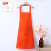 Stain-Resistant Kitchen Apron with Front Pocket