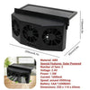 Solar-Powered Car Ventilation Fan with Rechargeable Battery