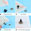 Plastic Safety Eyes for Amigurumi, Dolls & Plush Toys (Multiple Sizes)