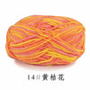 Section-Dyed Milk Cotton Yarn for Knitting and Crochet