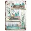 Vintage Metal Bathroom Sign - "This Is A Bathroom, Not An Internet Cafe"