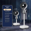 Oscillating Air Circulator Fan with Remote Control