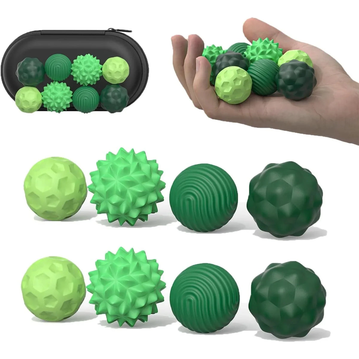 Silicone Magnetic Fidget Balls for Stress Relief and Focus