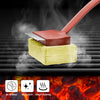 Bristle-Free Grill Cleaning Brush with Scraper
