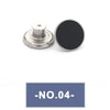 No-Sew Replacement Jeans Buttons - 17mm Metal Snap Buttons
