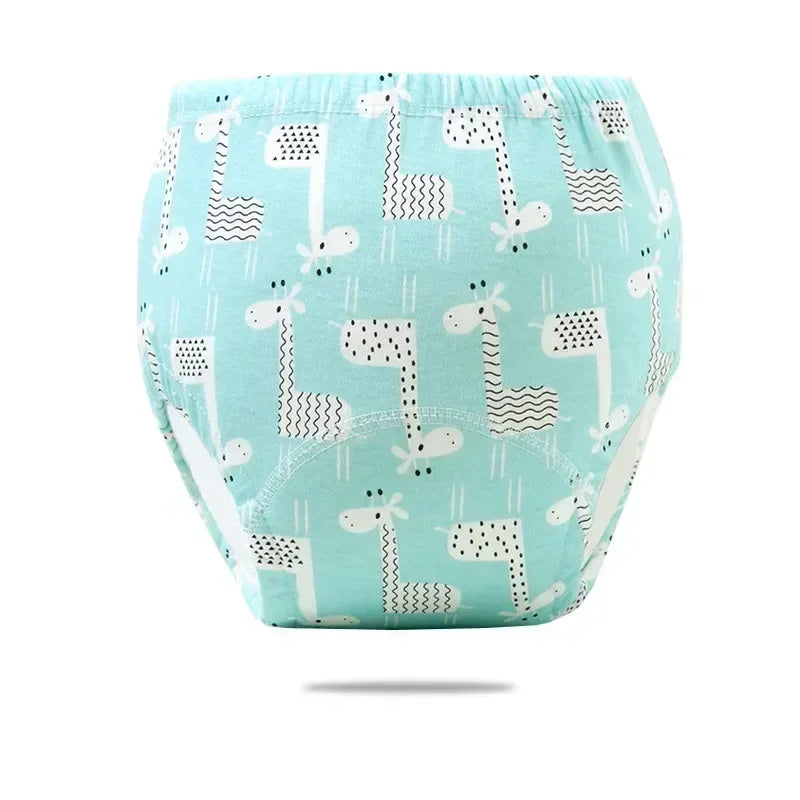 Reusable Cotton Potty Training Pants for Toddlers, Breathable & Waterproof