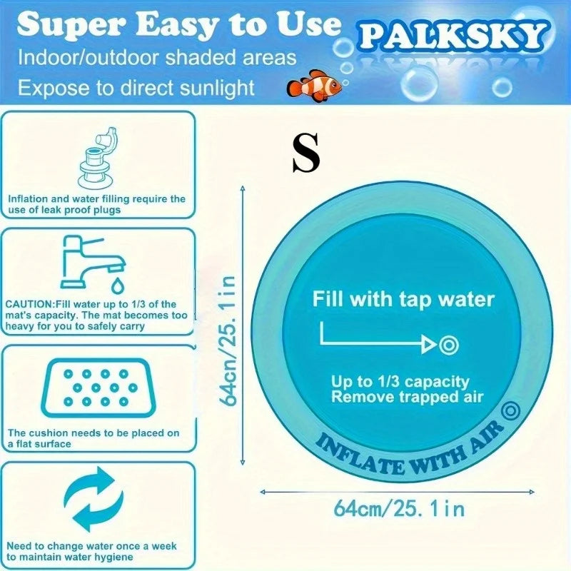 Tapete Interactivo de Agua para Gatos y Perros