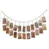 Wooden Beads Photo Garland for Wall Display