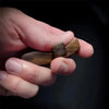 Wooden Pocket Cross with Heart Cutout