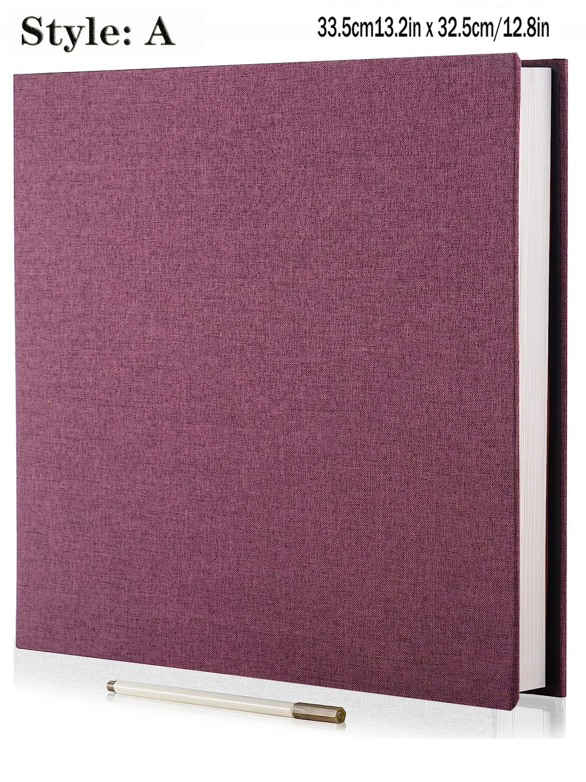 Linen Self-Adhesive Photo Album for Scrapbooking and DIY