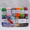 Milk Cotton Yarn Crochet Kit with Hooks & Markers