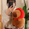 Cute Turtle Backpack Capybara Plush Toy Set
