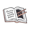 Leaving Reality Entering Fiction Enamel Pin