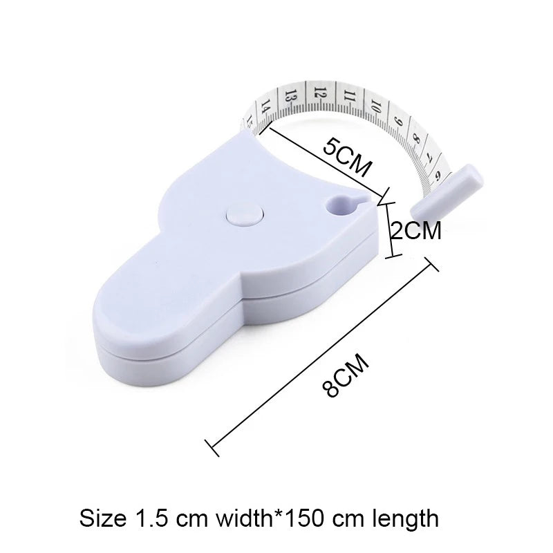 Portable Retractable Body Tape Measure with Lock