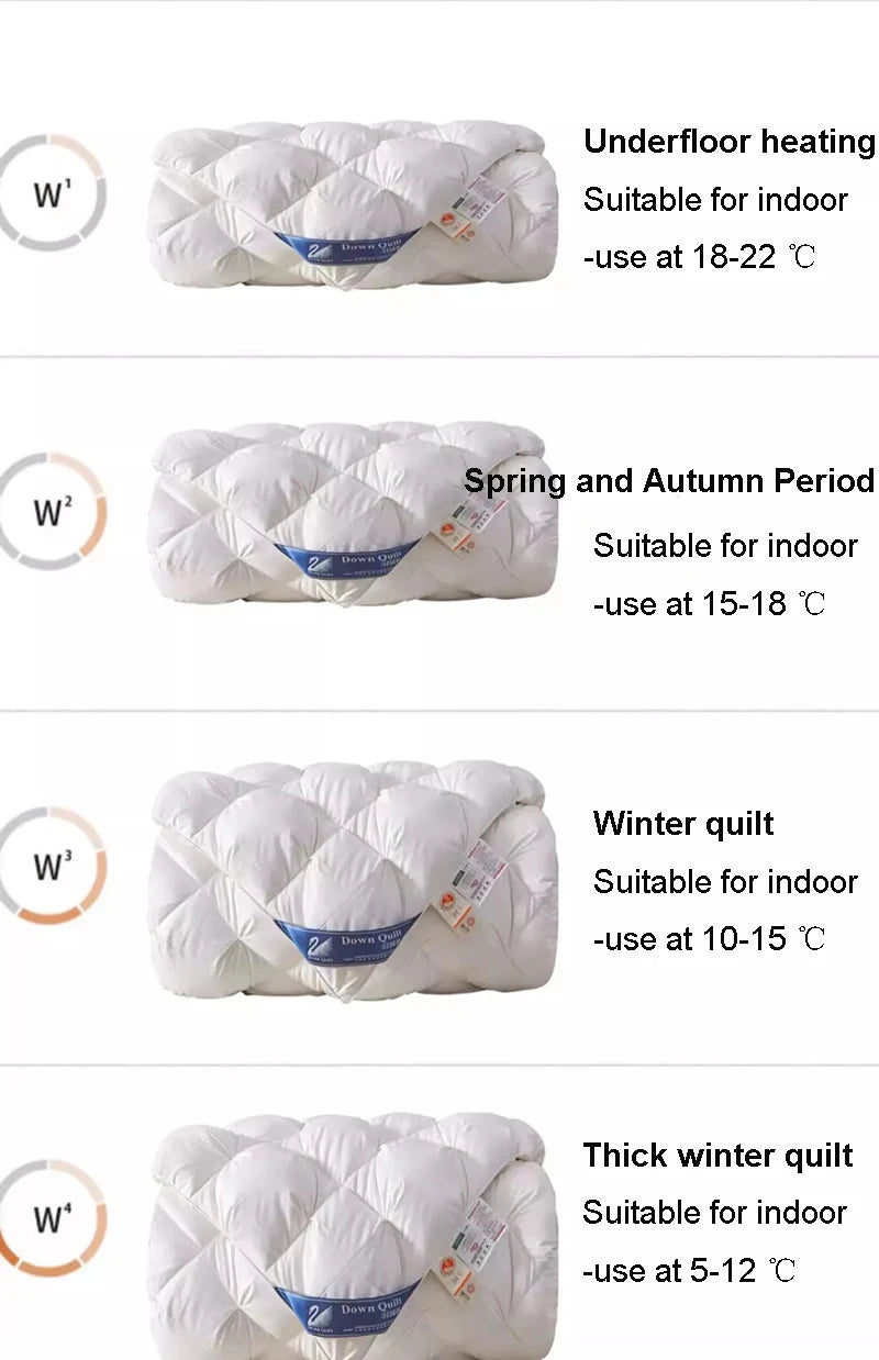 Premium White Goose Down Comforter