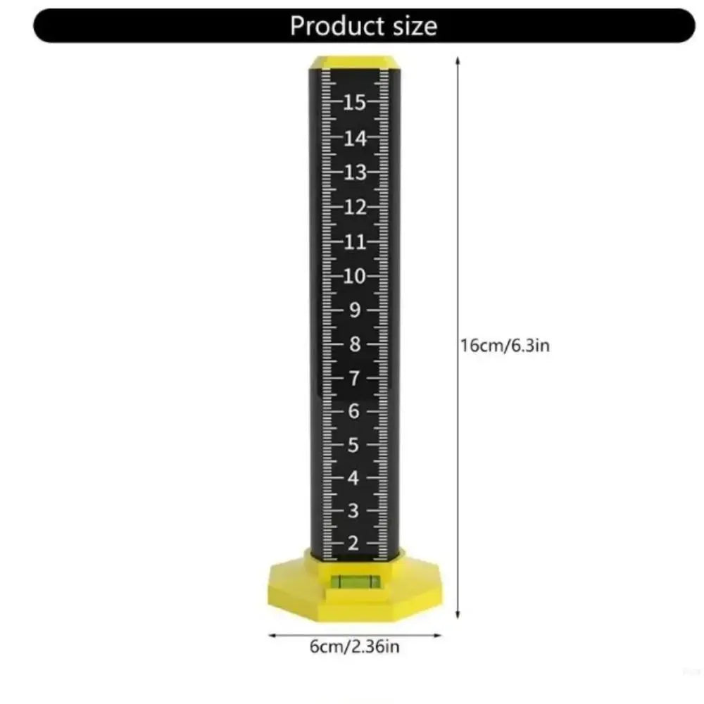 Magnetic Ceiling Leveling Ruler with Dual-Sided Scale