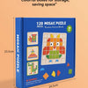 Wooden Shape & Color Mosaic Puzzle Set for Kids