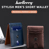 Slim PU Leather Bifold Wallet with Card Holder
