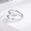 925 Sterlingsilber Zirkon Umarmungsring