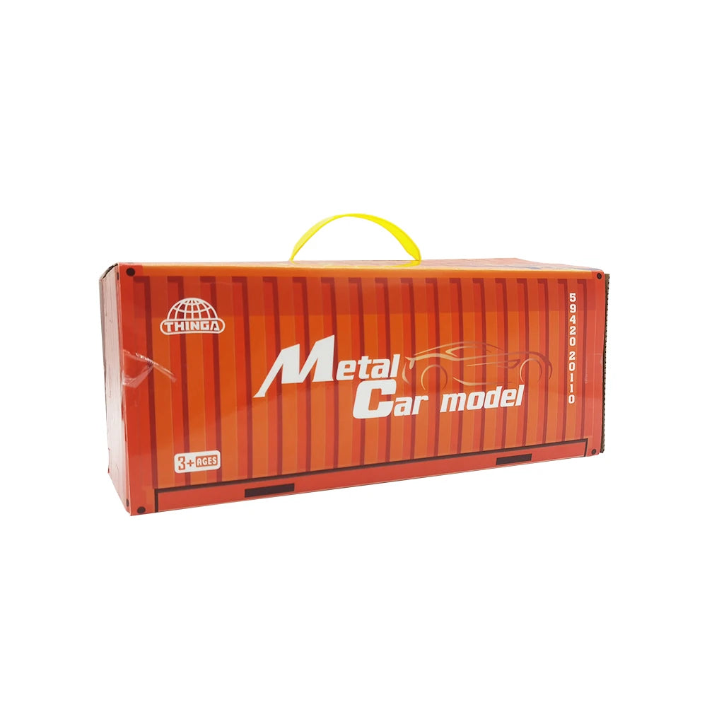 48-Piece Die-Cast Racing Car Set with Storage Case