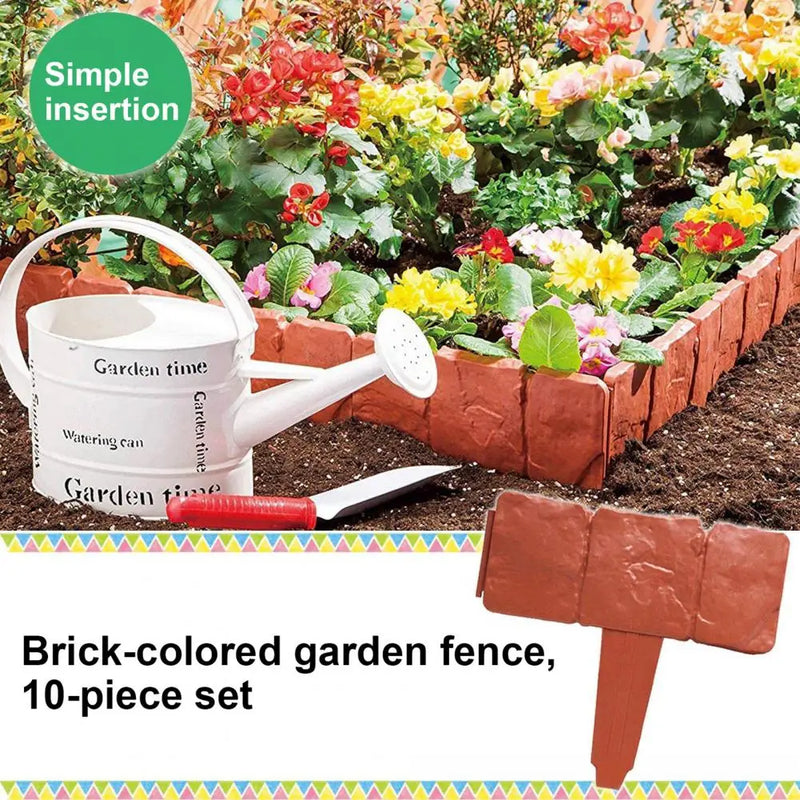 No-Dig Plastic Garden Edging Panels