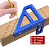 3D Multi-Angle Woodworking Square Ruler