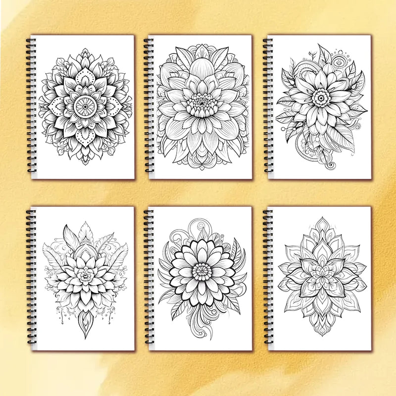 Spiral Adult Coloring Book