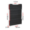 Black foam insert for a Milwaukee Packout tool box with dimensions 11.5cm by 20.5cm.