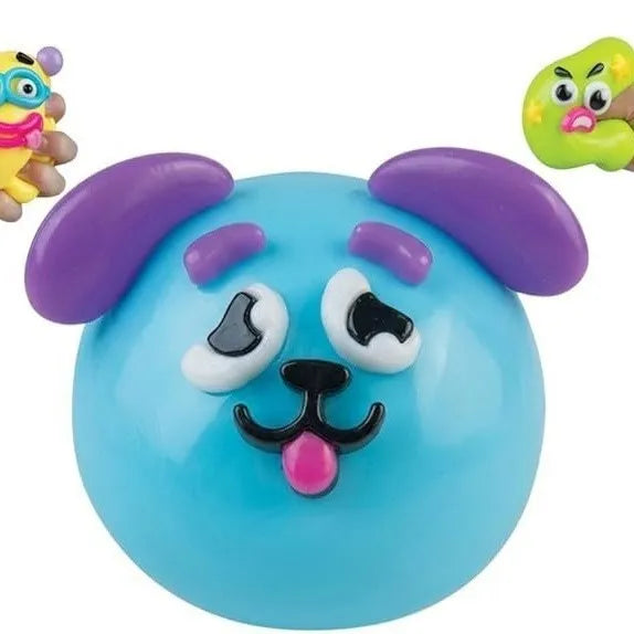 Squishy Dog Face Swap Toy – Soft, Moldable Stress Relief