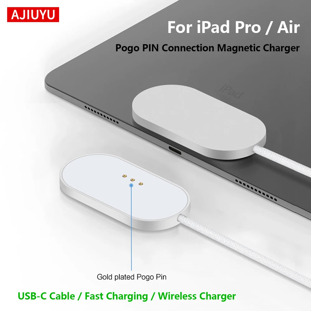 Magnetic Wireless Charger for iPad Pro & Air with USB-C Cable