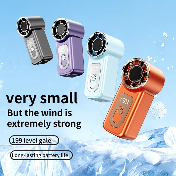 Ventilateur Turbo Portable Rechargeable par USB