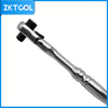 A silver 1/4-inch drive ratchet wrench with a 72-tooth flexible head.