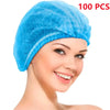 Disposable Bouffant Hair Caps (100 Pack)