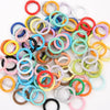 Spring-Loaded Round Carabiner Clips for Bags, Keys, and Jewelry