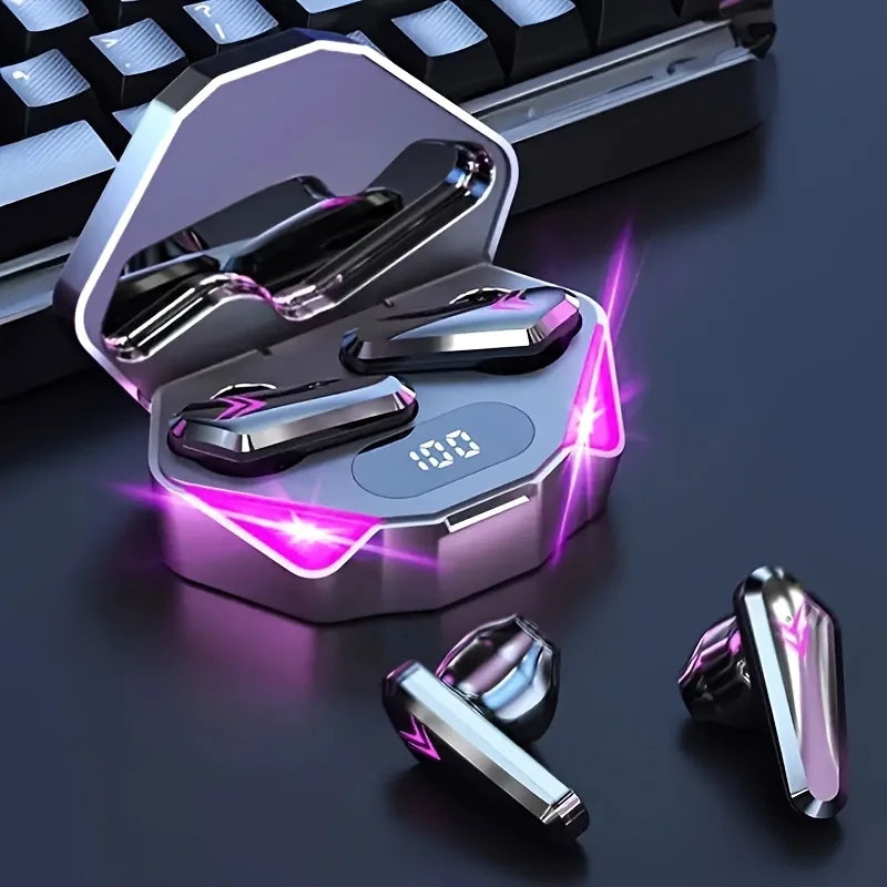 Wireless Earbuds with LED Display Charging Case
