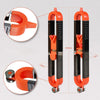 Contour Scribing Ruler with Lock for Precise Woodworking