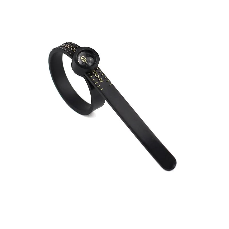 Ring Sizing Gauge with Magnifying Glass – Measure Finger Size at Home