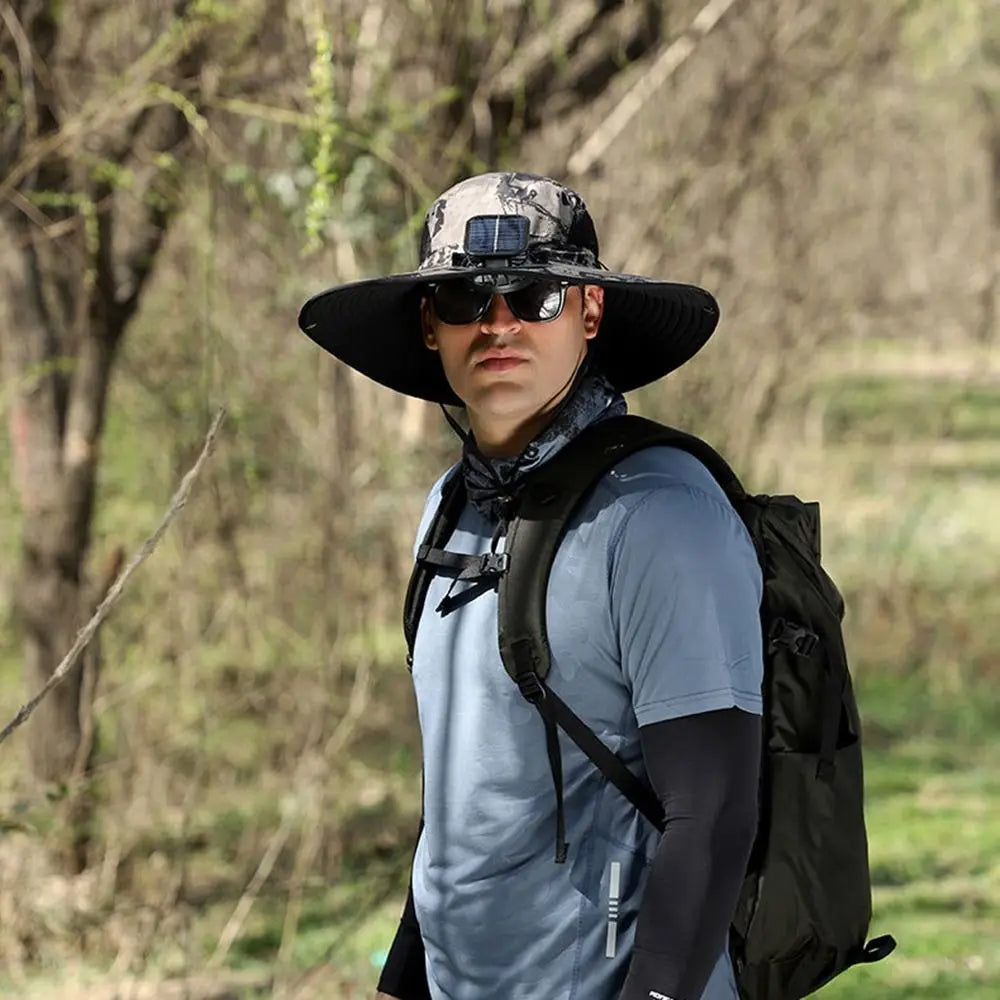 Solar Rechargeable Cooling Hat