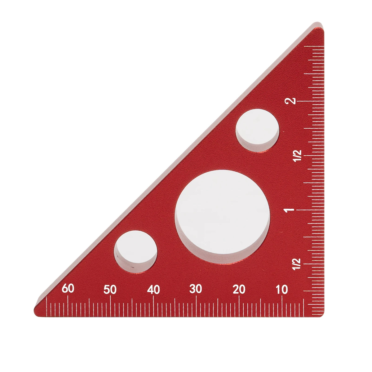 Aluminum Triangle Ruler with Dual Scales