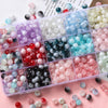 Colorful Glass Crackle Beads for Jewelry Making