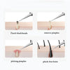 A set of stainless steel tools for skin care including pinch blackheads, removing pimples, picking pimples, and plucking fine