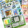 Dream Core Japanese Sticker Book – 400+ Vintage & Aesthetic Stickers for Journaling