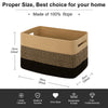 Woven Cotton Rope Storage Baskets