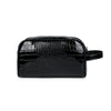 Men's PU Leather Clutch Wallet with Zipper Closure
