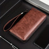 Men's RFID Blocking Leather Zipper Wallet