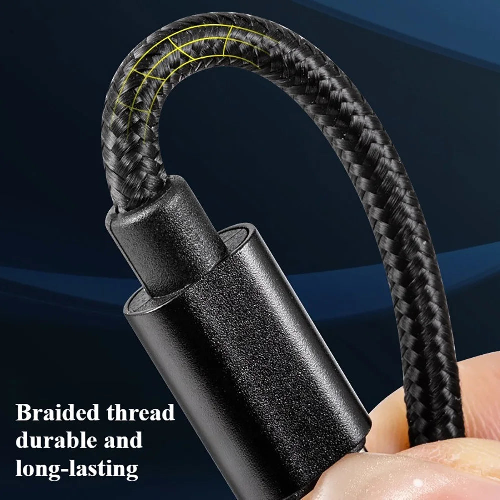 USB-C Fast Charging Cable with Nylon Braided Durability